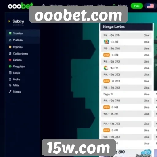 Análise da interface do usuário do site ooobet